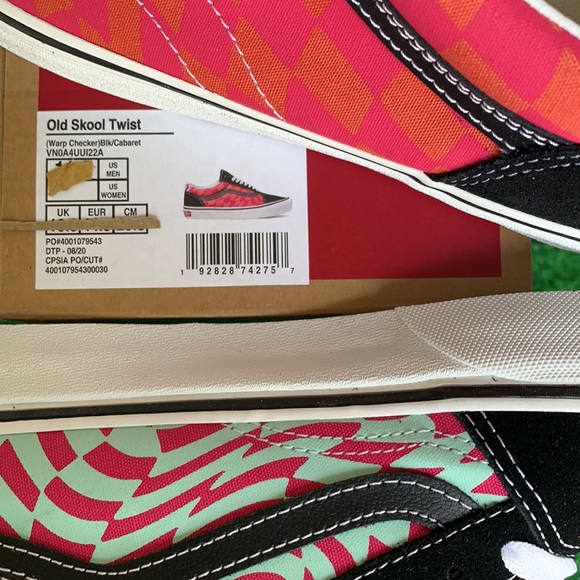 VANS OLD SKOOL TWIST WRAP CHECKER BLACK/CABARET MN - Picture 16 of 16